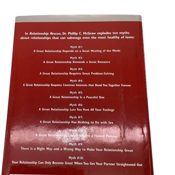 Relationship Rescue By Phillip C. McGraw Ph.D. 2000 Hardcover - Picture 6 of 15